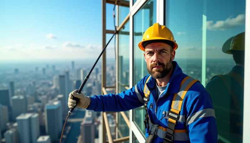 Nettoyage de vitres en hauteur : comment assurer un résultat impeccable en toute sécurité FH Conseil